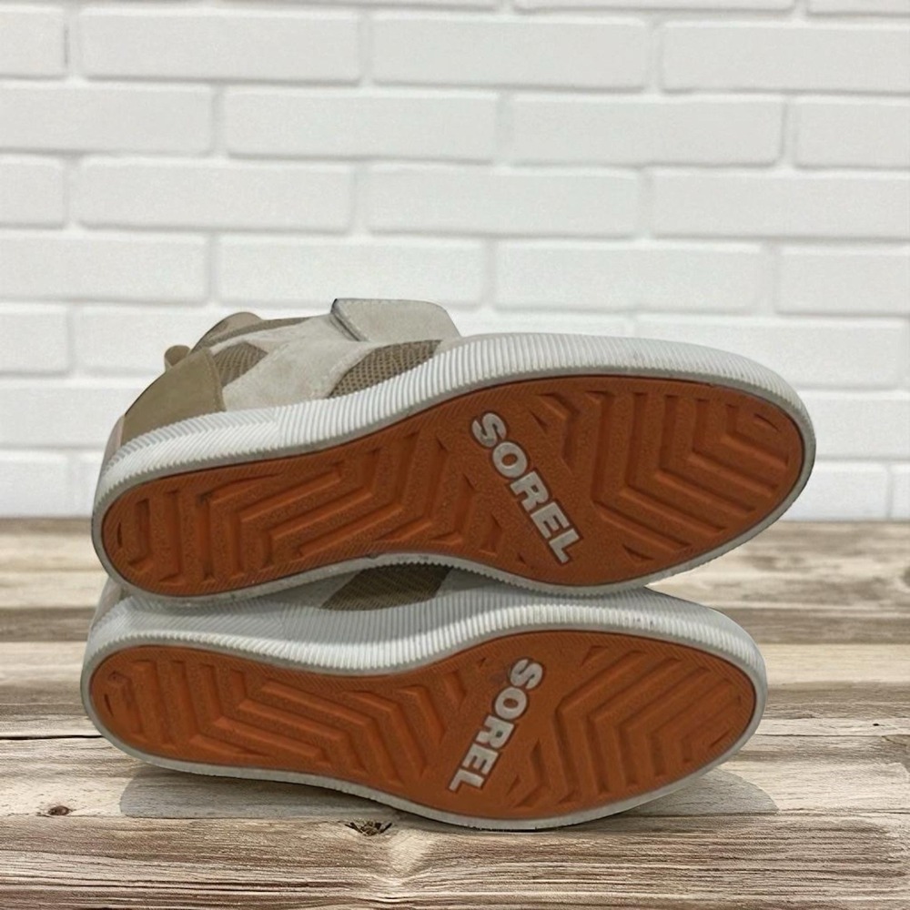 🔥Sorel Out N About❄️ Sport Wedge White🤑 Waterproof Lace Up‎ Booties Womens 7.5 - Picture 6 of 7